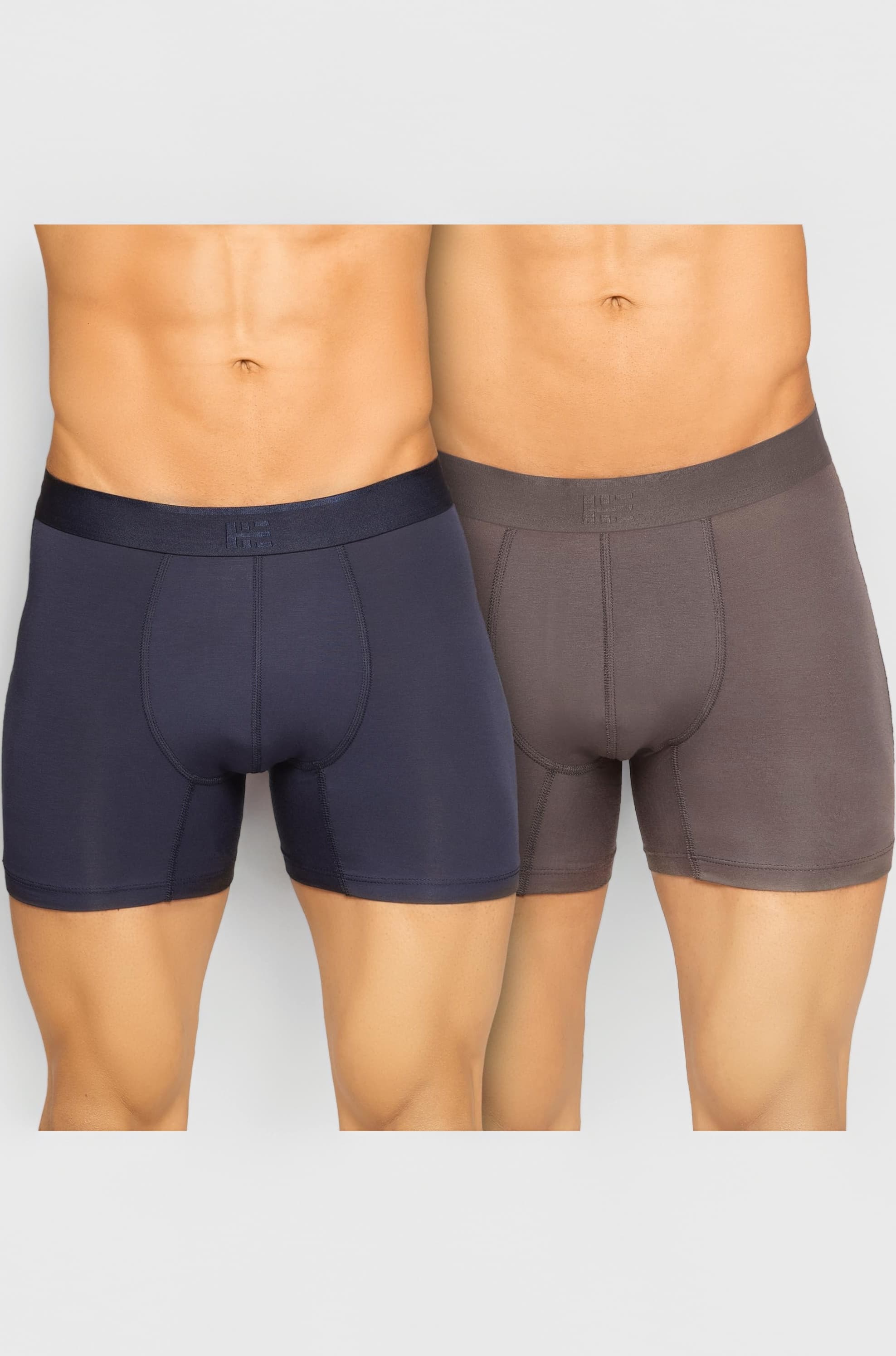 HIELABS Micromodal Pouch Underwear for Men | Regular Fit Trunk | Ultra Soft & Breathable | Anti Odour | Ultrasoft Waistband | Men AllDayFit | Pack of 2 with Two Different Colours | ALL Sizes
