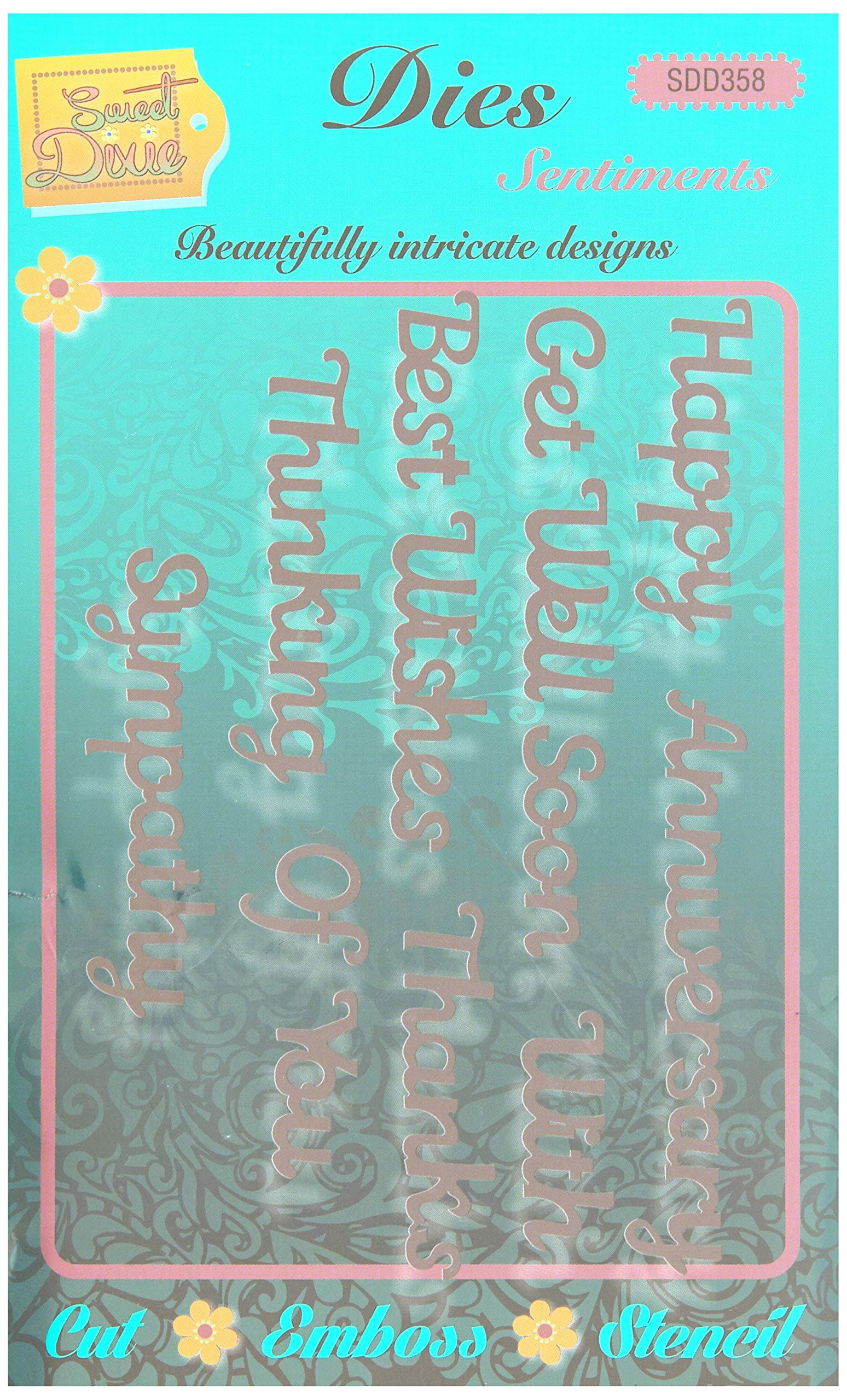 Sweet DixieSDD358 Cutting Die, Metal, Grey, Medium