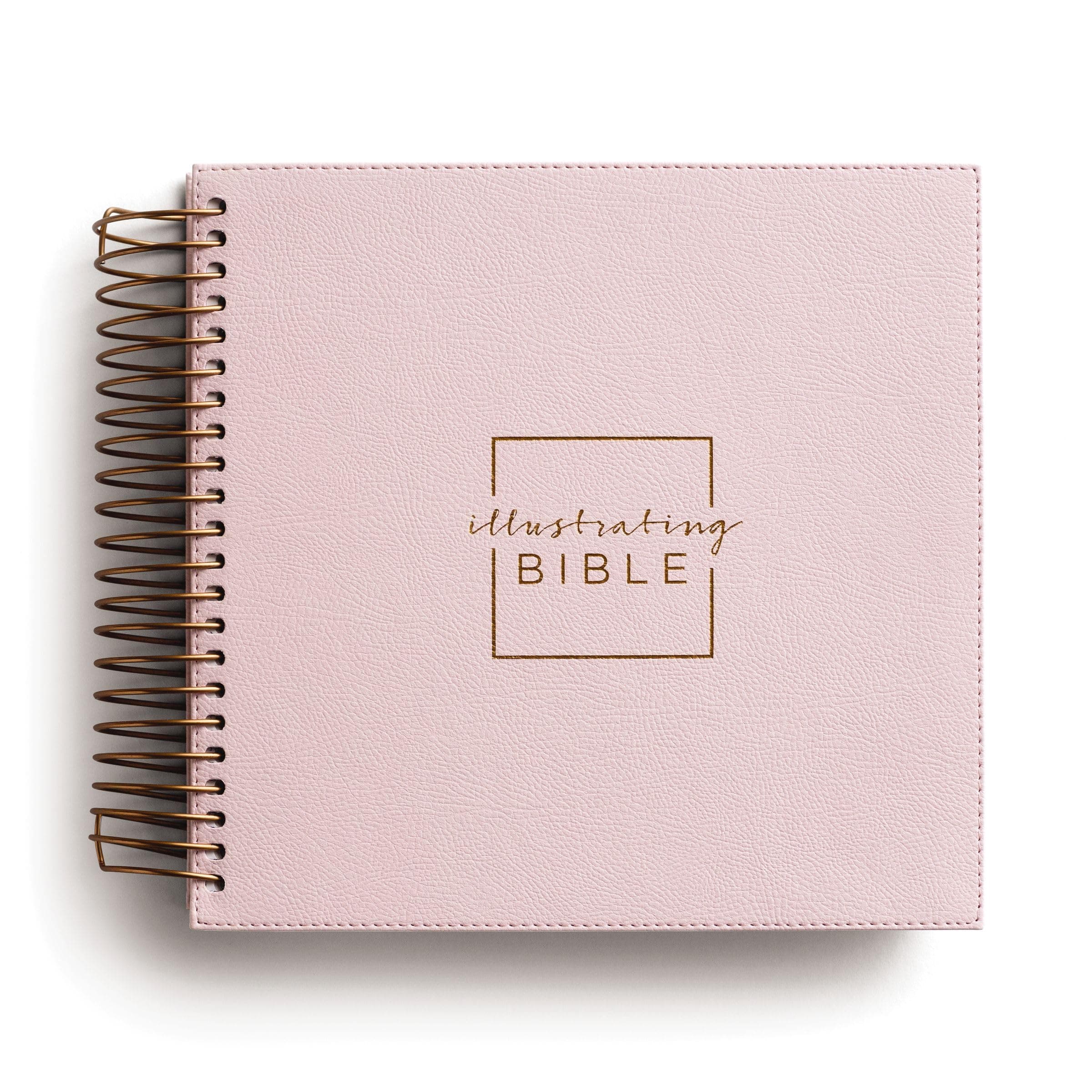 Holy Bible: Niv, Spiral-bound Illustrating Bible, Pink: Draw, Write, and Reflect Your Way Through Scripture