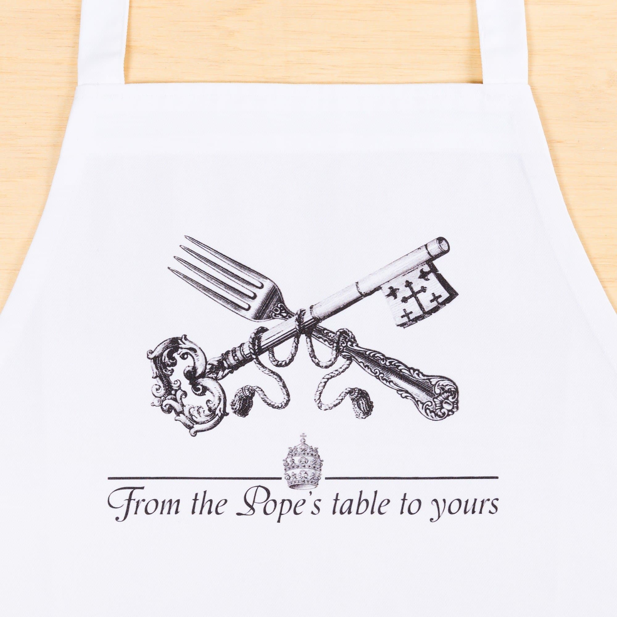 Message Brands from The Pope's Table Apron