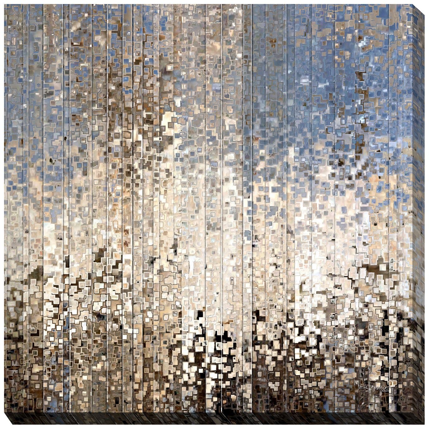 Picture Perfect International "My Shepherd Seeks Me Ezekiel 34:12" by Mark Lawrence Giclee Stretched Canvas Wall Art, 18" x 18" x 1"