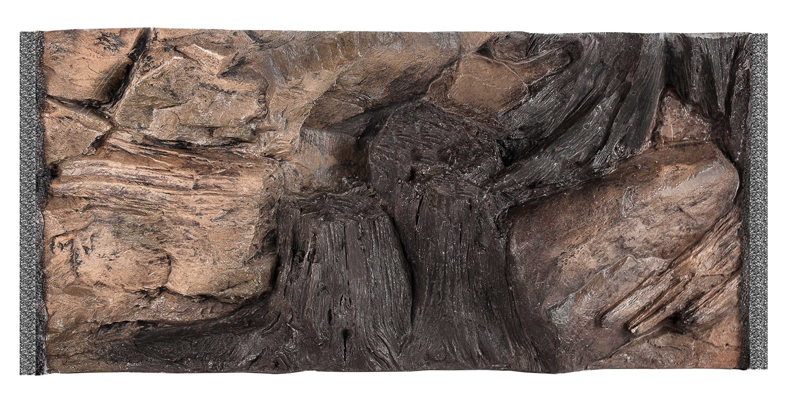 Acuami 3D Aquarium Background, fit for a size of 60x30 cm fish tank, installation dimension 58x27 cm (Natural, Root)