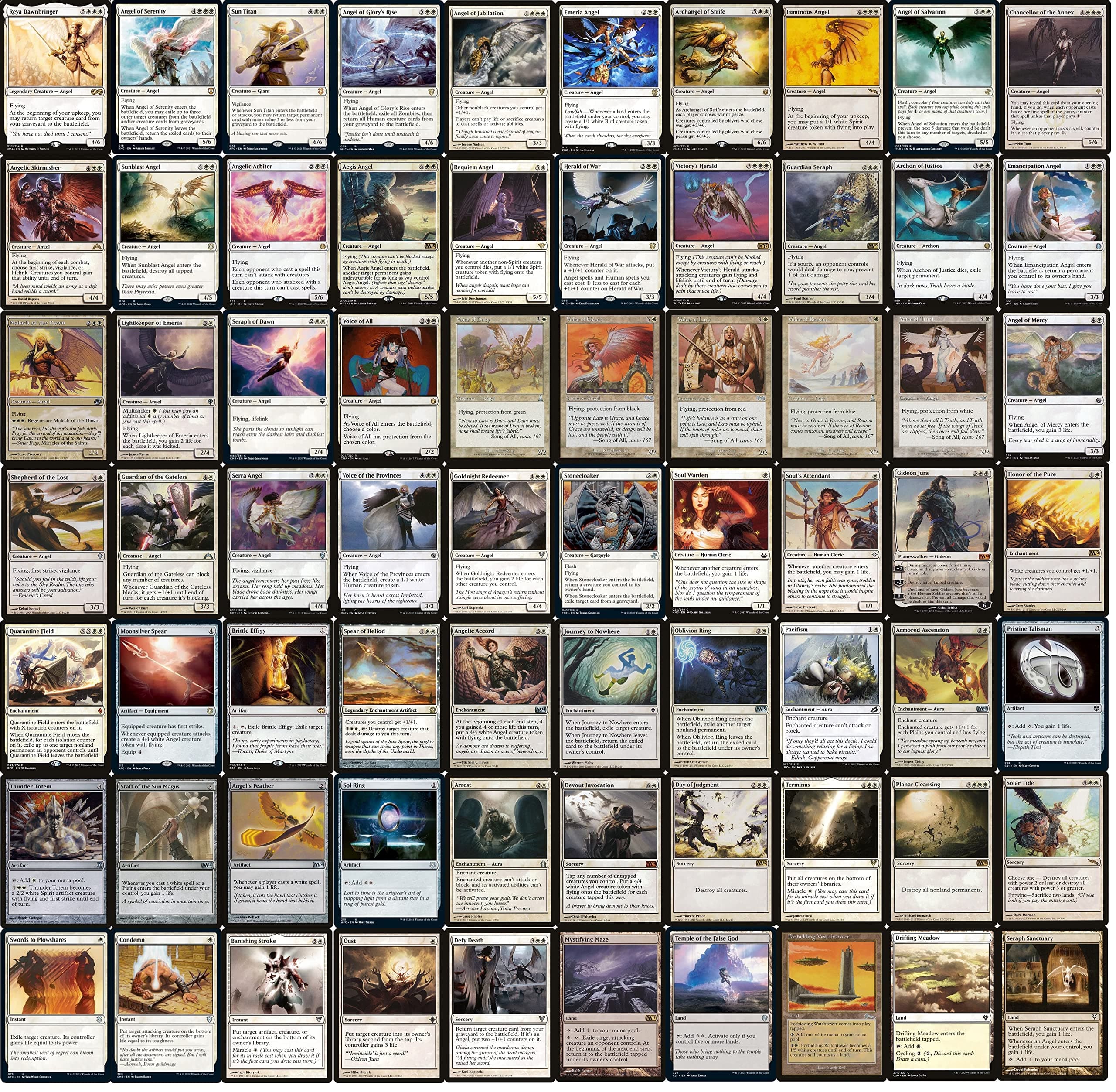 MTG Decks & More Angel Commander - Custom Built - Elite - - EDH - 100 Card