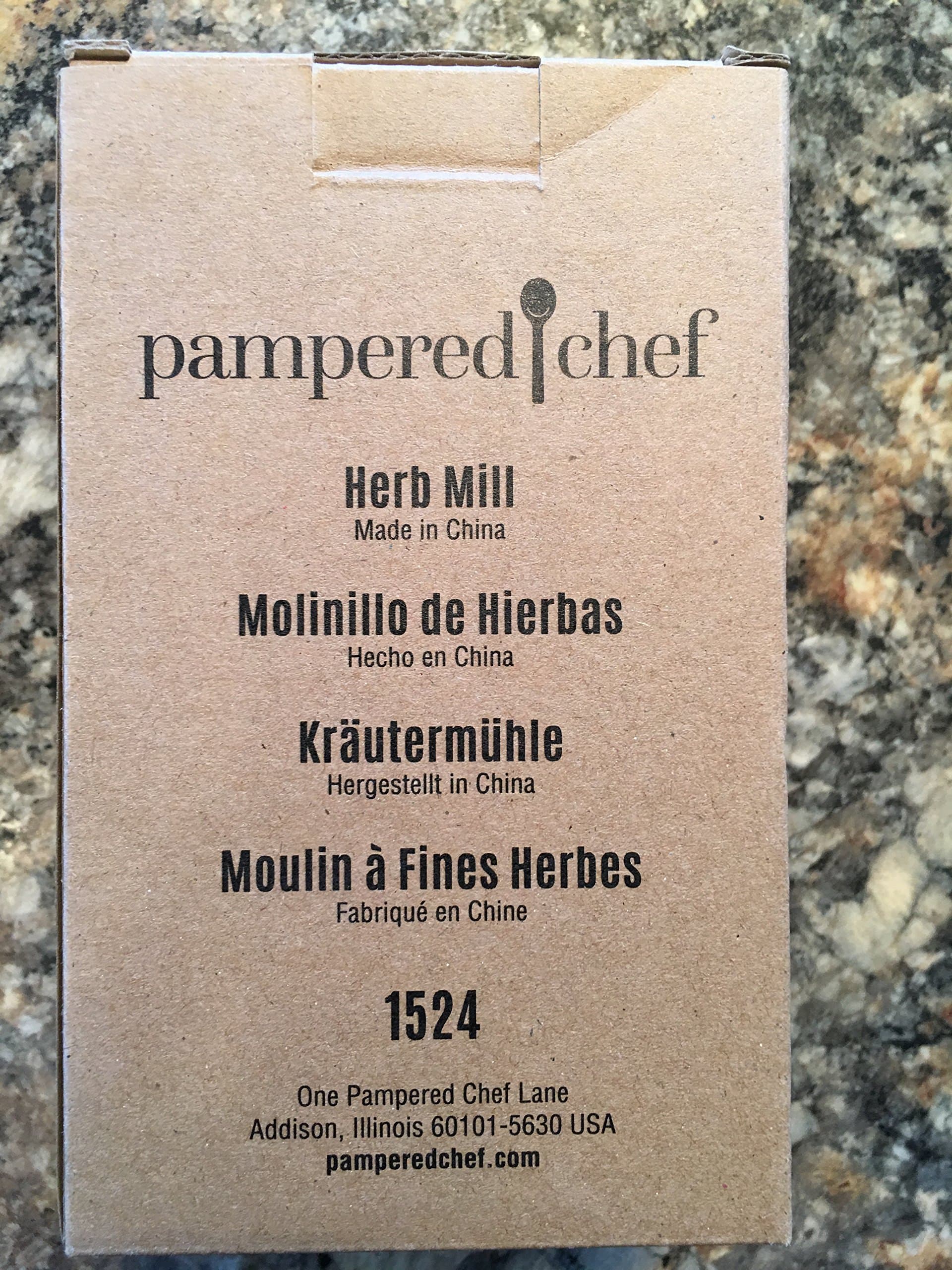 PAMPERED CHEF HERB MILL #1524