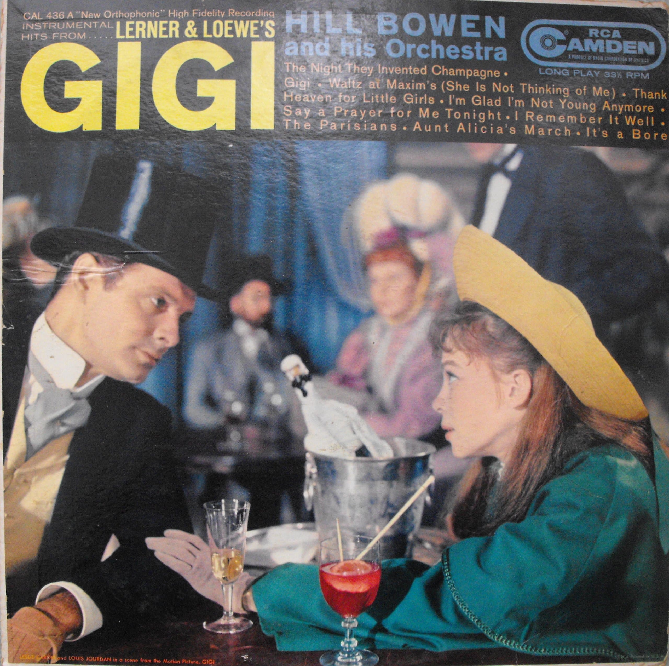 GIGI, HILL BOWEN AND HIS ORCHESTRA, RAC CAMDEN, VINYL 33 1/3