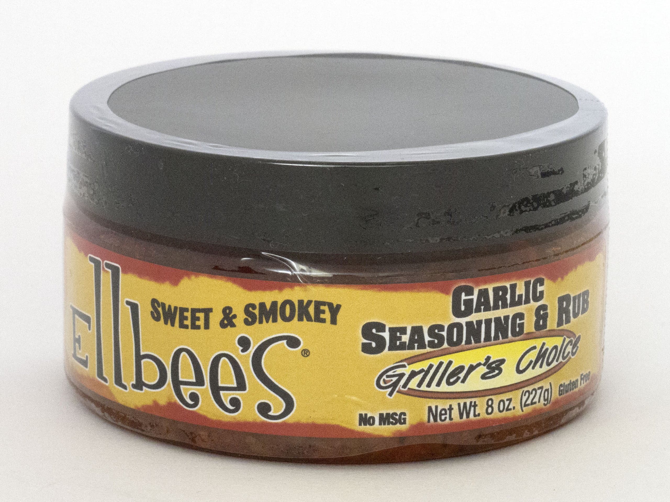 Ellbee's Gluten and MSG Free Garlic Seasoning and Rub Sweet and Smokey 227 g 8 oz