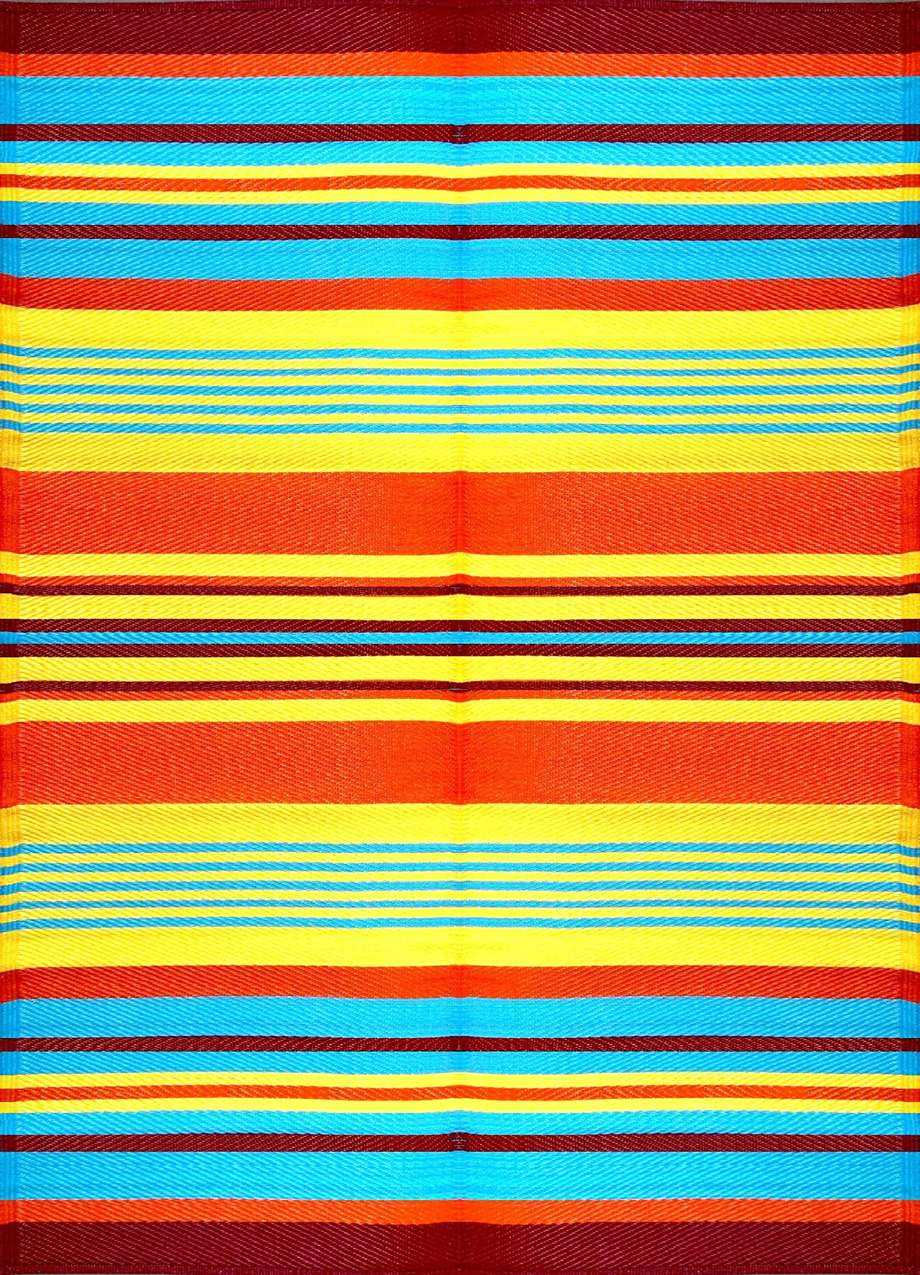 BalajeesUSA Outdoor Patio Rugs clearance 6'x9' (183 cm x 274 cm) Multi Color 20270