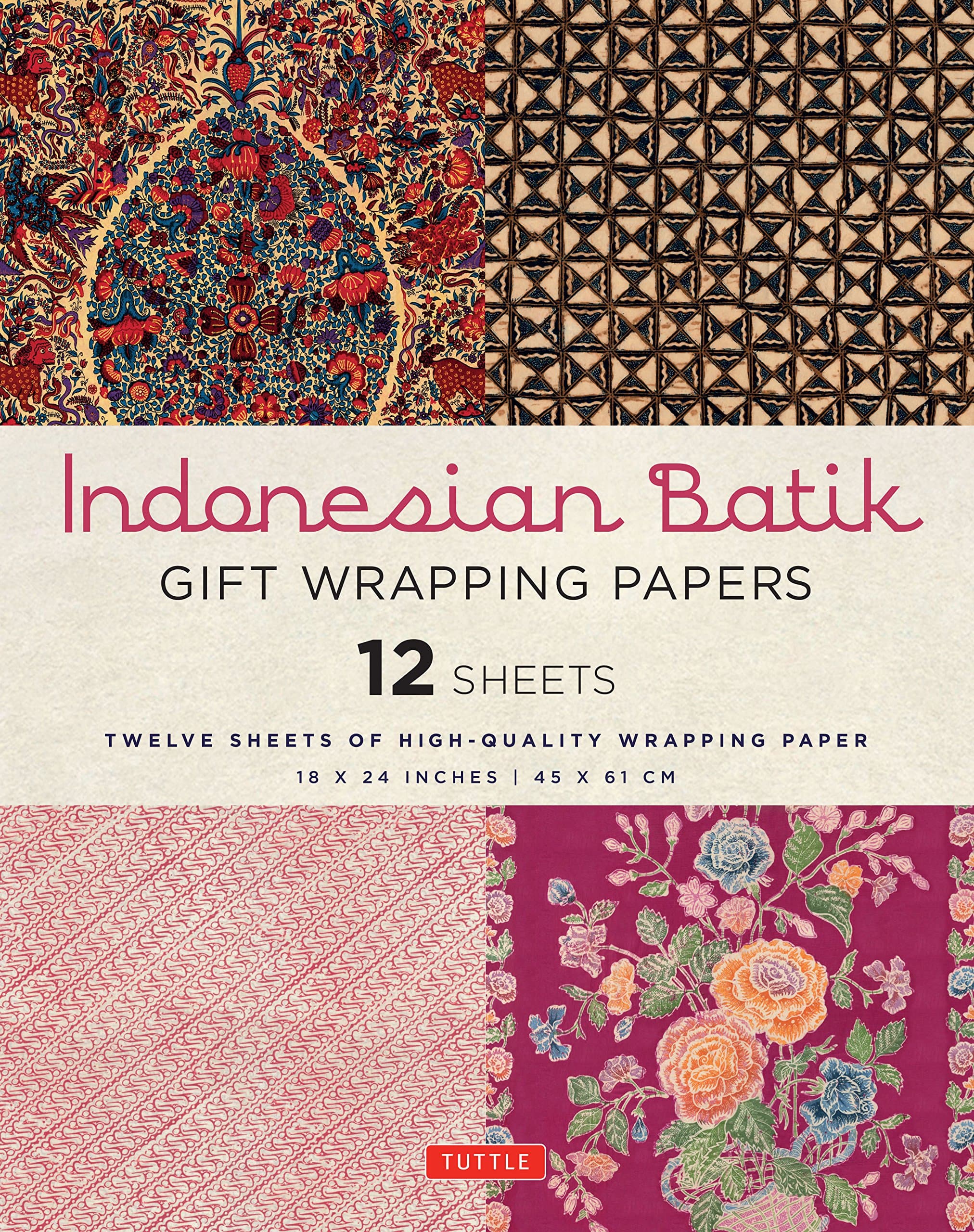 Periplus EditorsIndonesian Batik Gift Wrapping Papers - 12 Sheets: 18 x 24 inch (45 x 61 cm) Wrapping Paper