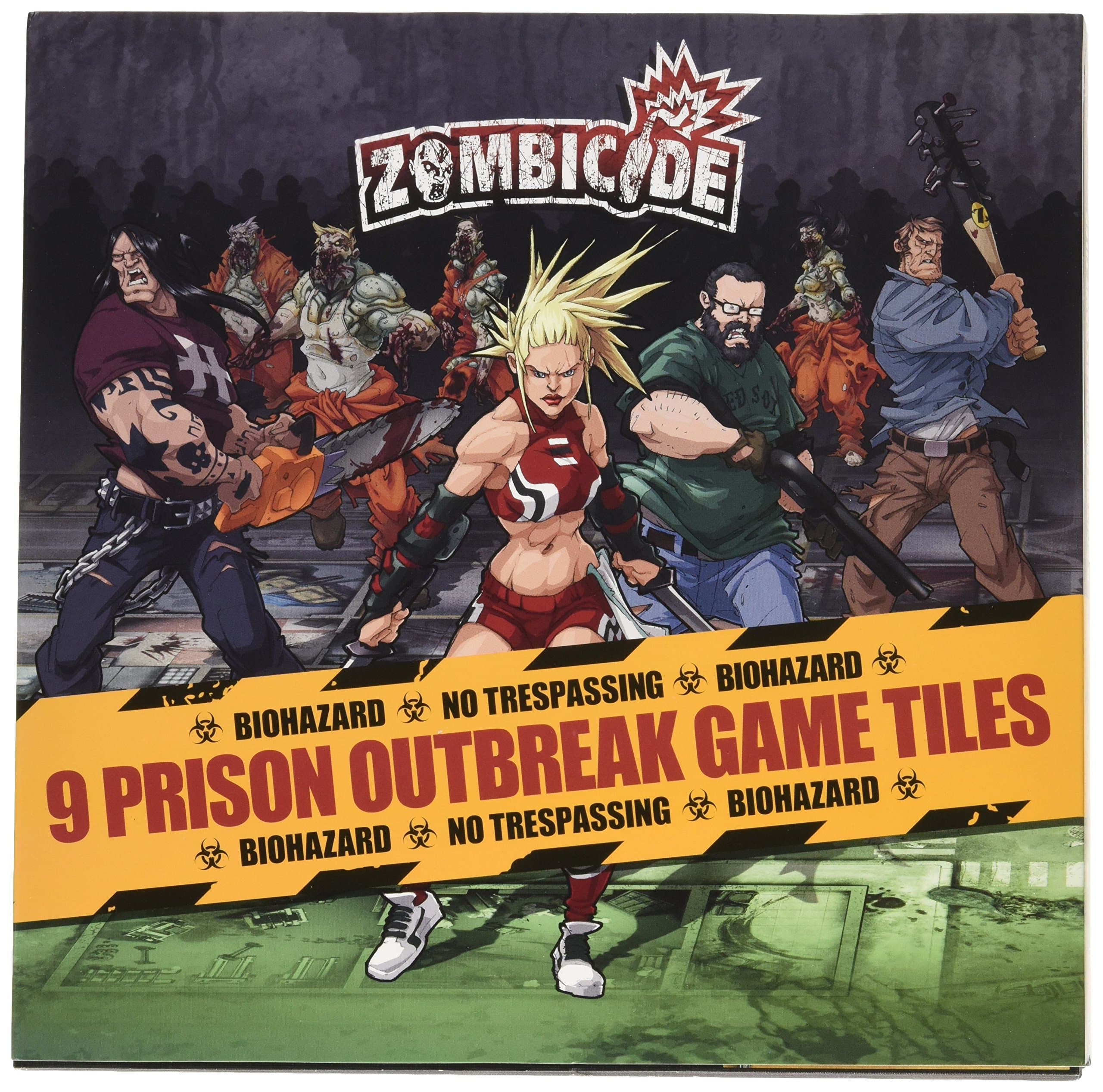 CMON Guillotine Games Zombicide: Prison Outbreak Tile Pack
