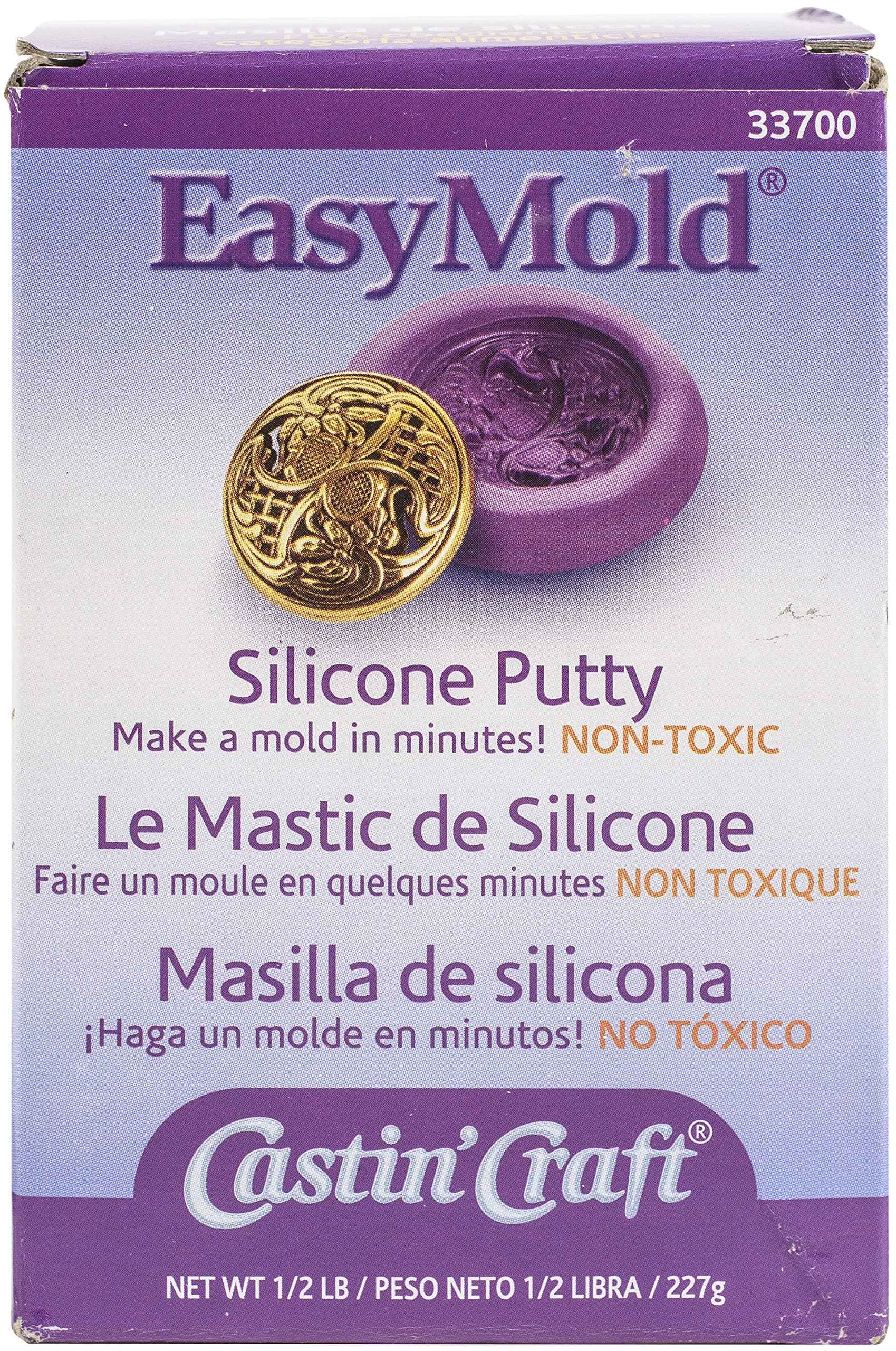 Environmental Castin'Craft Easymold Silicone Putty 1/2 Lb, Purple, 1 Pack