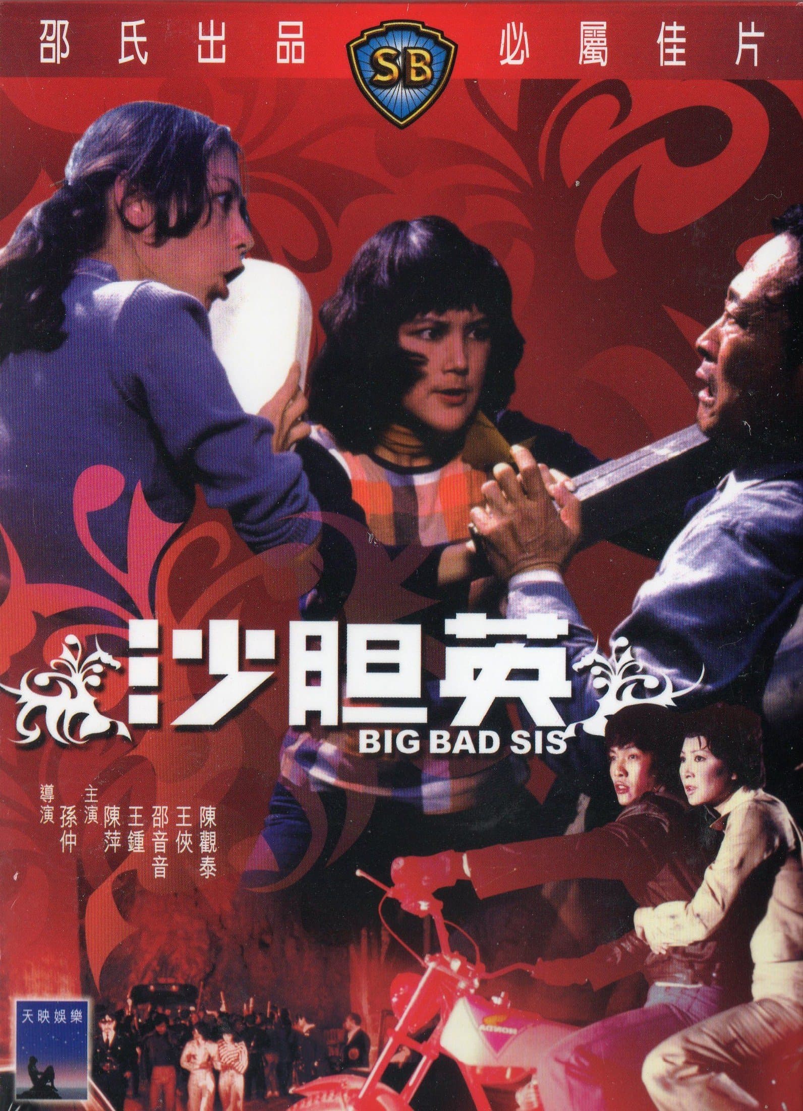BIG BAD SIS - HK Shaw Brothers 1976 movie DVD IVL (Region 3) Chen Ping, Wang Chung, Shaw Yin Ying. Directed by Sun Chung (English subtitled)