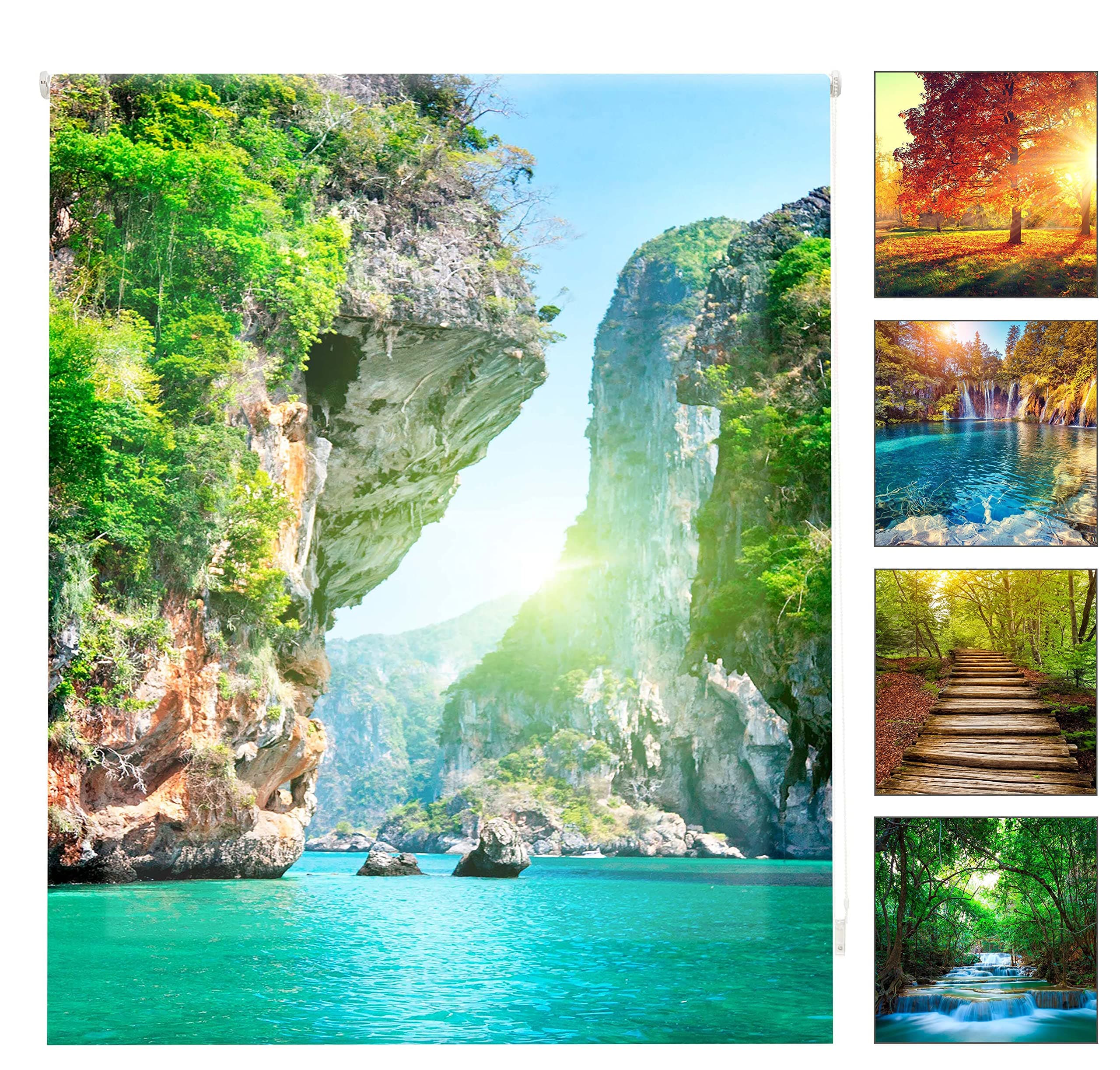 blindecor w-p-41791 – Roller Translucido Digital Print, 110 x 180 cm