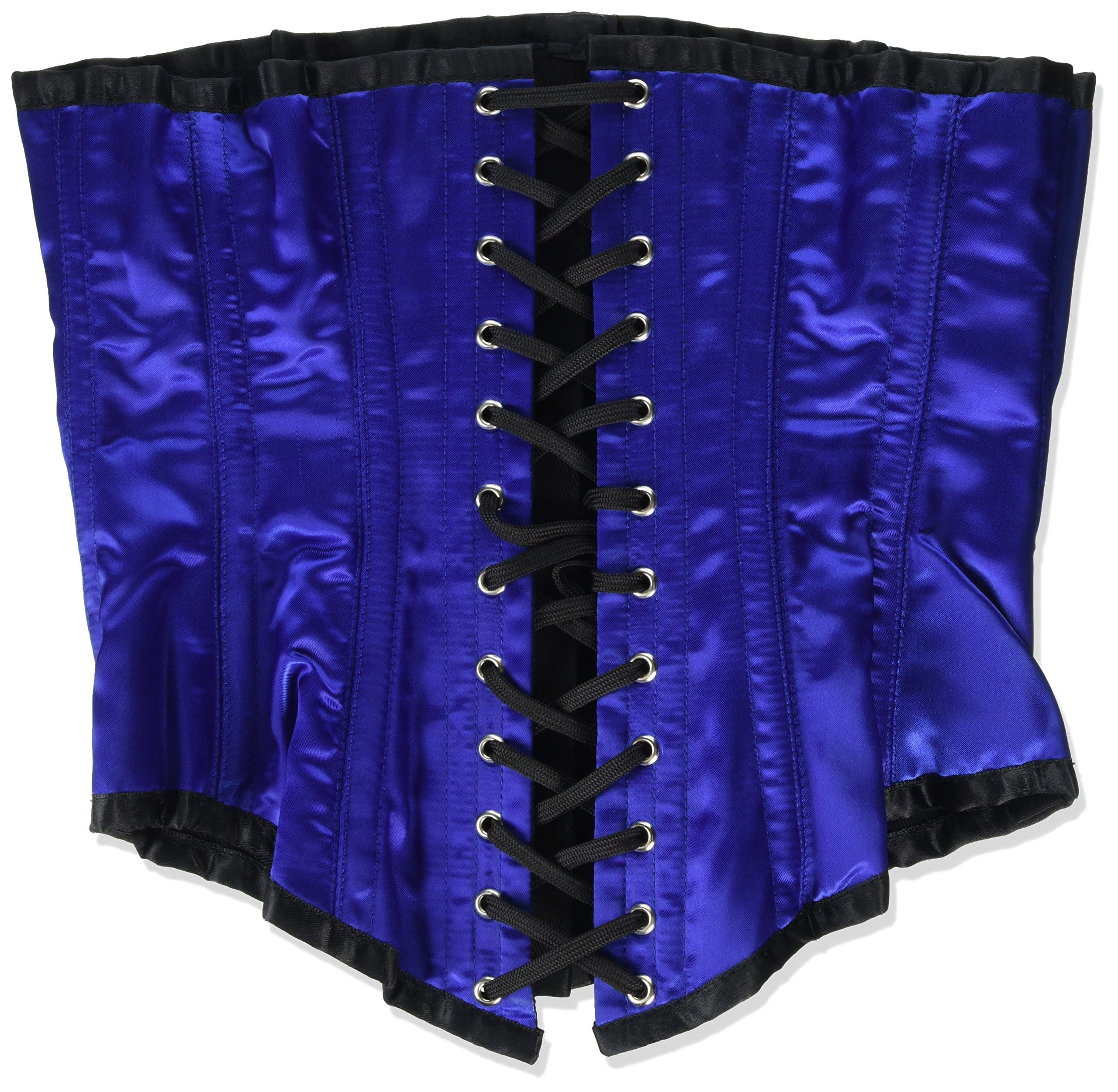 Erotex Women Satin Korsett Extravagant Blue corsert, women's, Korsett Extravagant Satin Blau