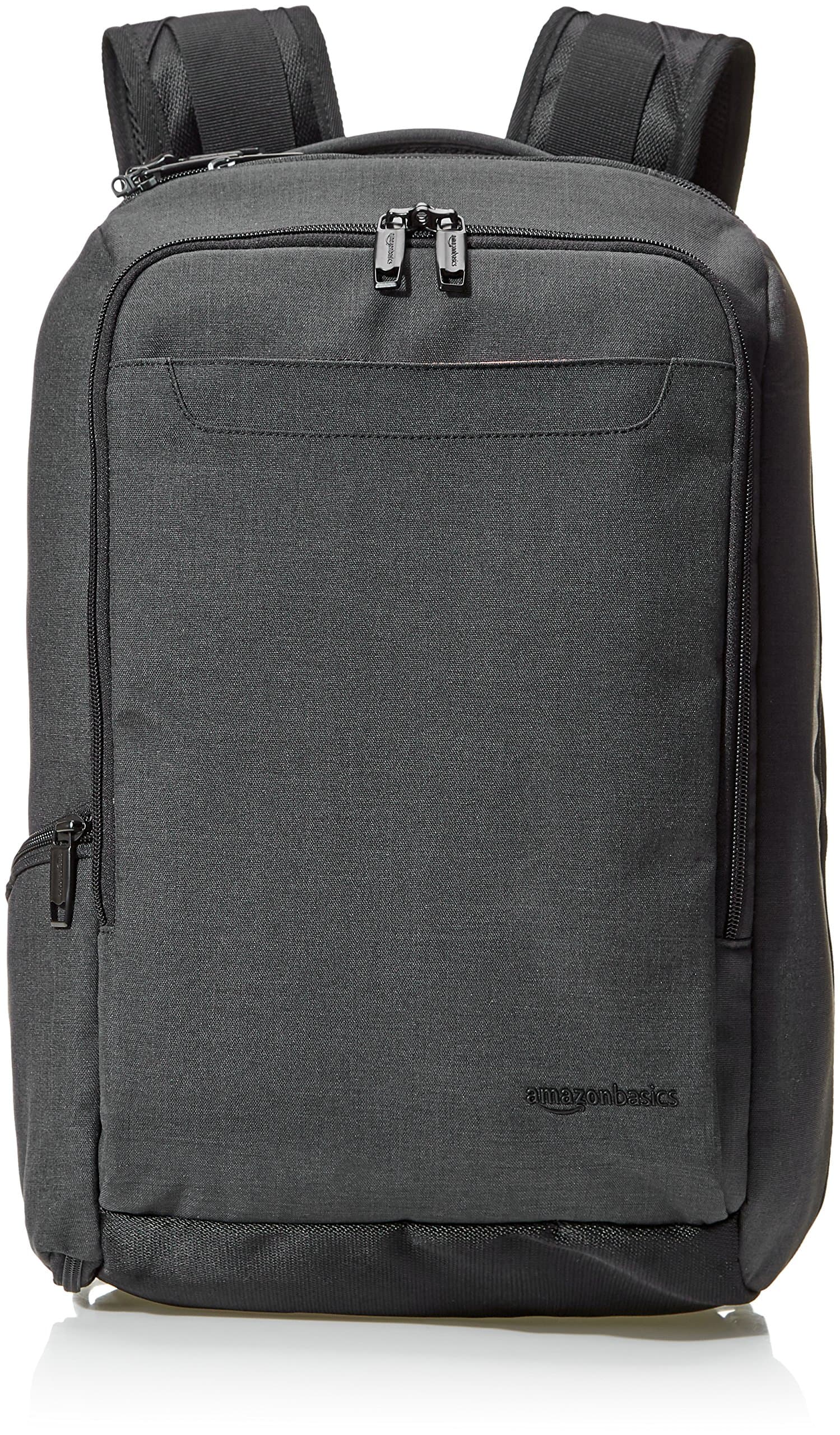 Slim Carry On Laptop Travel Overnight Backpack - Black