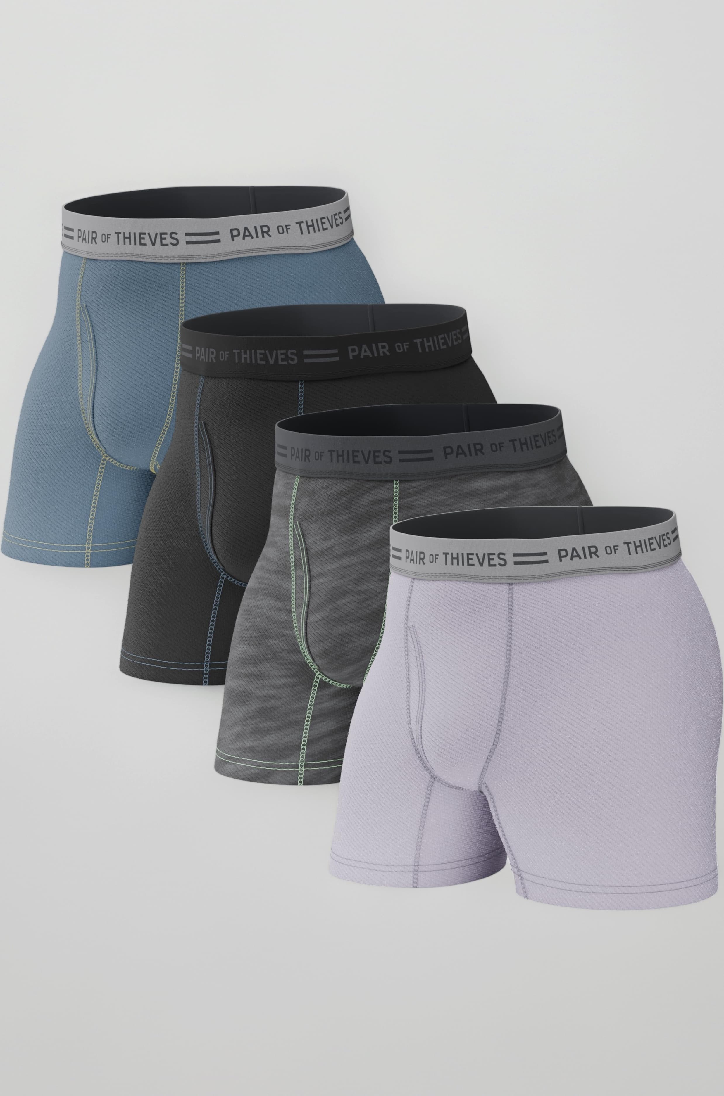 Men's 4 Pack Boxer Briefs - Everyday Kit Multipack Underwear