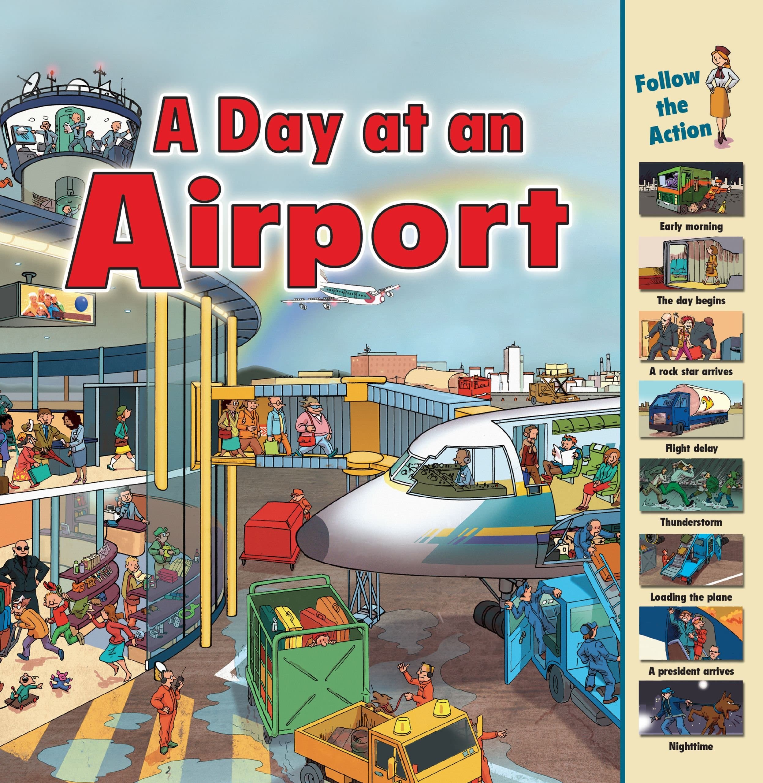 A Day at an Airport (Time Goes By) Paperback – January 1, 2009