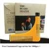 New Groomarang Beard Symmetry Styling Shaping Template Comb Trimming Facial Hair Beard Modelling Tools (Black)