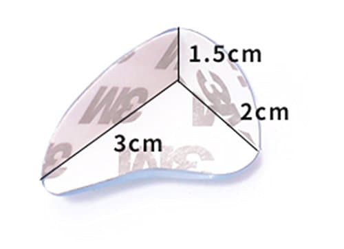 Baby Safety Transparent Bumper Angle Glass Coffee Table Protective Corner Thicken Baby Table Case (1 Set 8 Pcs)