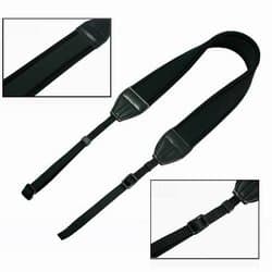 Black Neoprene Anti-Slip Camera Neck Strap FOR Canon DSLR Cameras