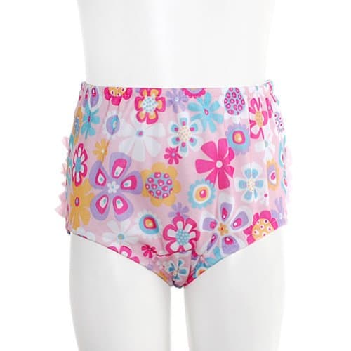 Little Zazzy Pink Bloomers Size 24M Floral Print Ruffle Baby Girl