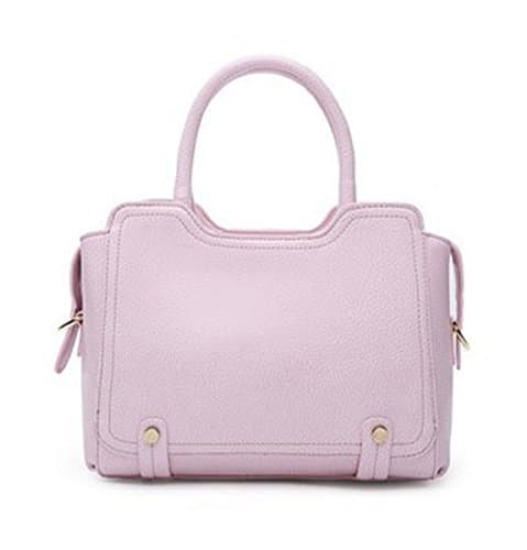 PU 2016 New Simple Style Fashion Tote Top Handle Shoulder Cross Body Bag Satchel