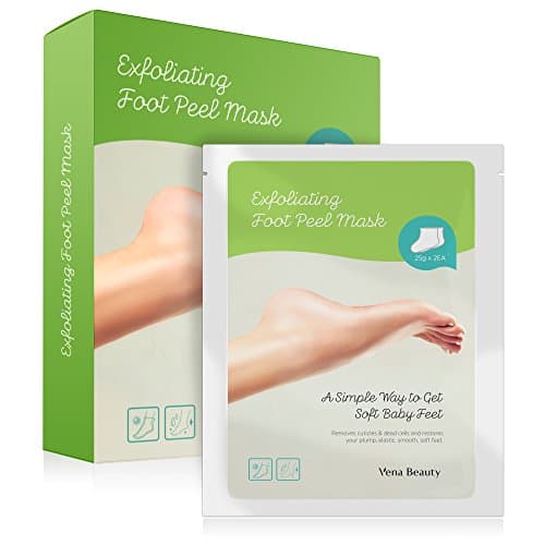 2 Pairs Exfoliating Foot Peel Mask For Soft, Smooth Feet- Peeling Away Calluses & Dead Skin cells - Get Soft foot in 1-2 Weeks