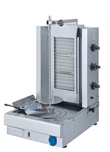 NORTH PRO Greek Gyros/Doner / Kebab Machine (Propane-Butane) (Meat capacity: 35-45kg - model: MK 203-UK)