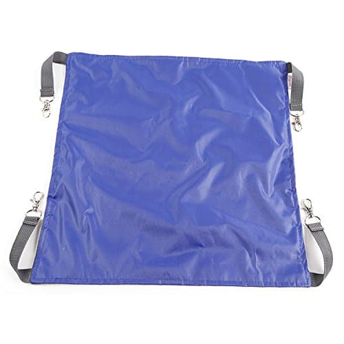 DaHanBL Winter and Summer Use Dual-Side Pet Cat Hammock Bed Hanging Bed(L Blue)