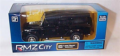 RMZ city collection black land rover defender 1.32ish scale diecast model