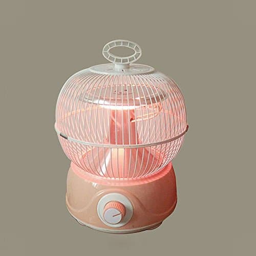 D Electric heater Bird Cage Heater Home Energy Saving Mute Saving Small Solar Heater Electric Heating,Pink