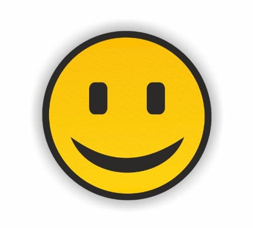 Sea View Stickers Smiley Face Car Van Sticker