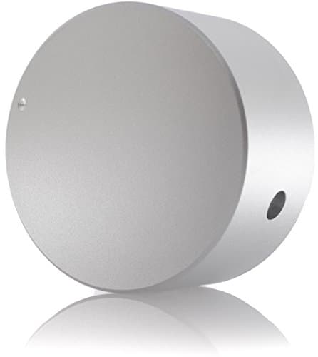 Hifi Lab Potentiometer-Knob Aluminium solid 40x22mm Pot Knob Alu Control Rotary Switch 6,35mm shaft Audio silver