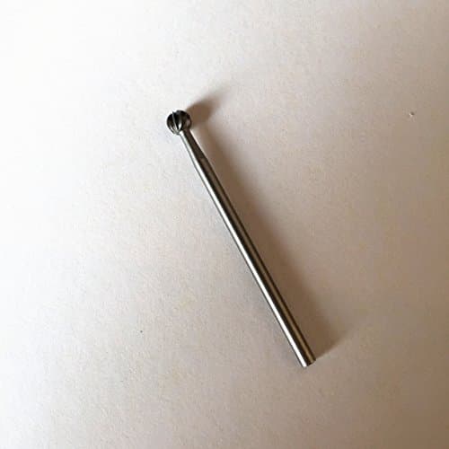 Round Ball Diamond Burrs Bits Rotary Tool Grinding Head Engraving Etching Abrasive Tool 1pcs 2.35mm Shank