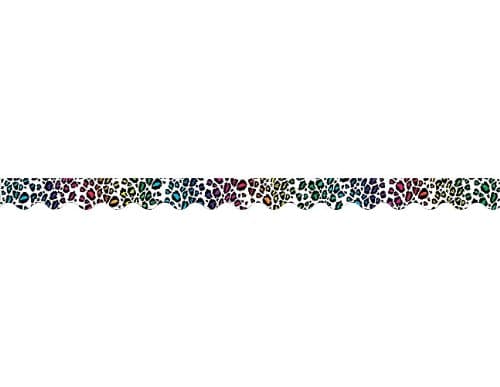 Teacher Created Resources TCR5158 Leopard Rainbow Print Scalloped
