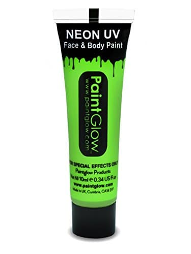 Green UV Neon Body & Face Paint 10ml Parties, Festivals Nights Out