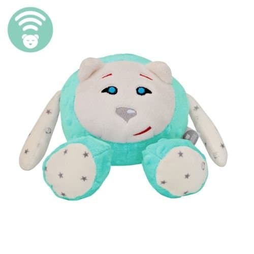 BABY TOY SZUMISIE CUDDLY SOFT PLUSH BEAR WITH WHITE NOISE AND CRY SENSOR (Sea Blue)