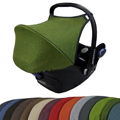 BambiniWelt sunshade UV50 + for maxi-cosi cabriofix, 14 colours, Meliert sunroof baby seat car seat