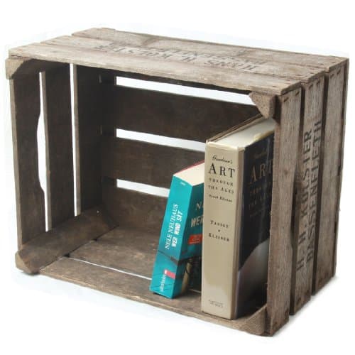 Original fruit crate from the Old Solid Wood Natural &for Storage Furniture