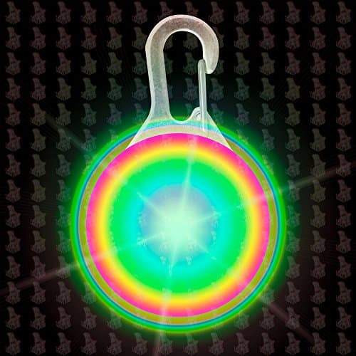 Dog Blinkie Light Pendant Light Collar Led Dog Collar LH6 Lighting® LED Color Change Pendant (Disco 3 Play Green Case)