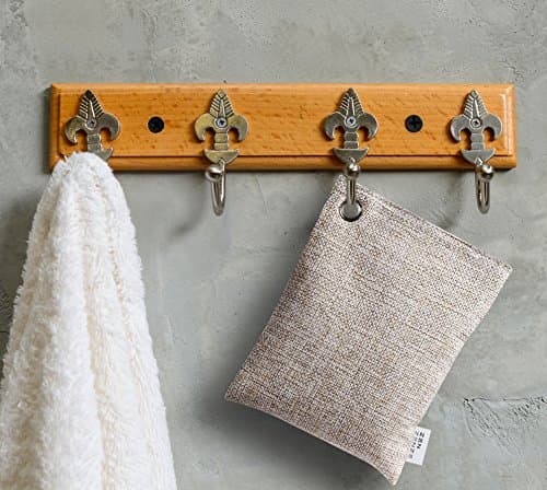 Air Purifying Bag, 100% Natural Bamboo Charcoal, 200g Remove Moisture, Odors and Smells From Gym Bags, Cars, Pets, Highly Absorptive, Nontoxic, Recyclable