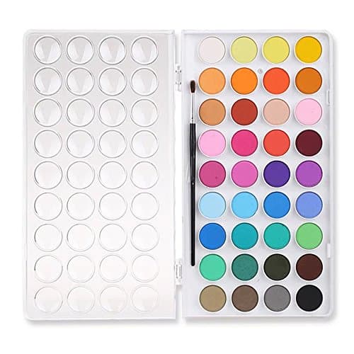SIMBALION 36 Colors Watercolor Pan Sets Watercolor Cakes by Art Paints