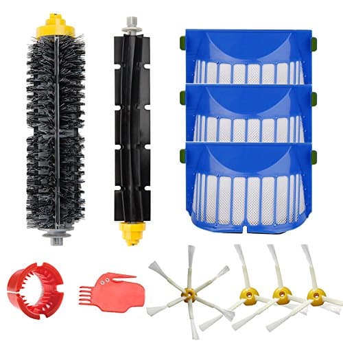 Vacuum Accessories Set for iRobot Roomba 600 Series 620 630 650 Vacuum Cleaner Replacement Spare Parts Kit(Pack of 11)