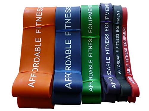 Crossfit Pull Up Resistance Bands - Power Lifting - Weight Lifting - Assisted Pull Ups by AFFORDABLE FITNESS EQUIPMENT