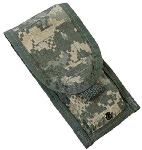 Official US Military Army ACU Molle II M4 2 Double Mag Ammo Pouch (ACU Camouflage)