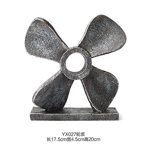 IIndustrial wind retro creative tool desk ornaments personalized Bar Cafe crafts decoration,YX027 wheel propeller
