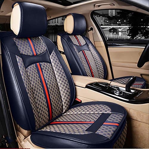 TT Car Sitting Four Seasons GM New Corolla Kemei Rei Lingwei Chi Kia All-Inclusive Linen Seat Four Seasons Cushion , 1