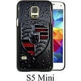 Porsche Logo 2 Black Samsung Galaxy S5 Mini Shell Case,Fashion Cover