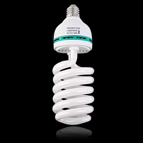 135w E27 5500k Photography Daylight Bulb Continuous Light Lighting Lamp Rodalind