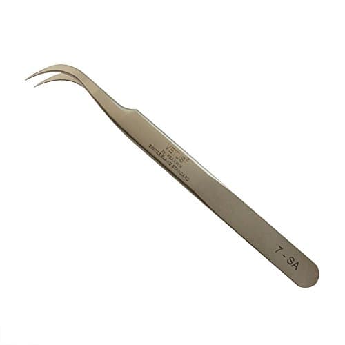 ABNATHY Charming Lashes Stainless Eyebrow Tools Professional Flat tip Scissor Tweezers (Color 4)