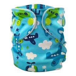FuzziBunz Perfect Size Pocket Diaper - XS - FlyBoy